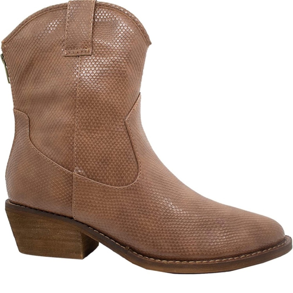 New ARiderGirl Gitty Women's Ankle Western Boots Back Zipper Booties